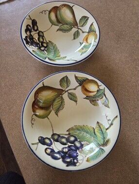Pier 1 Macintosh Earthenware Pasta/salad Bowls